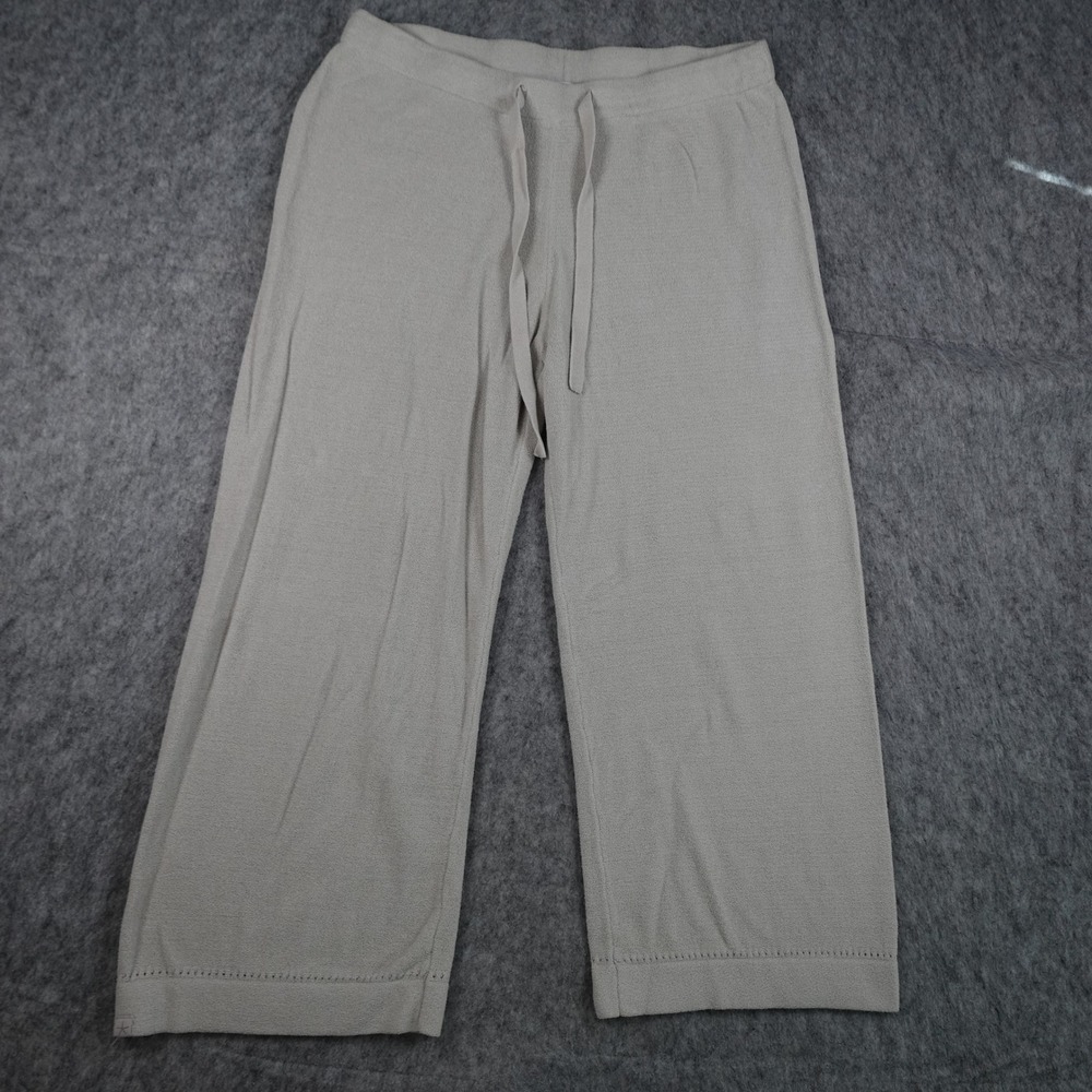 Barefoot Dreams Pants Womens Small Gray CozyChic Ultra Lite Knit Loungewear